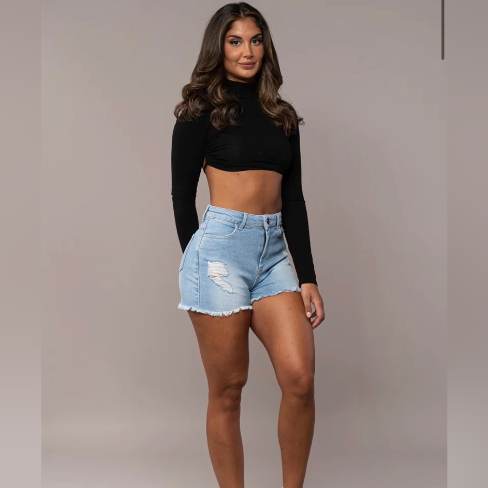 Fit jeans shorts